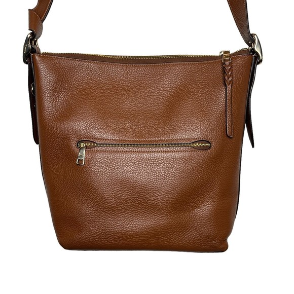 Coach Val Duffle With Refined Pebble Leather In Redwood Retail $398 NWOT - Picture 8 of 15